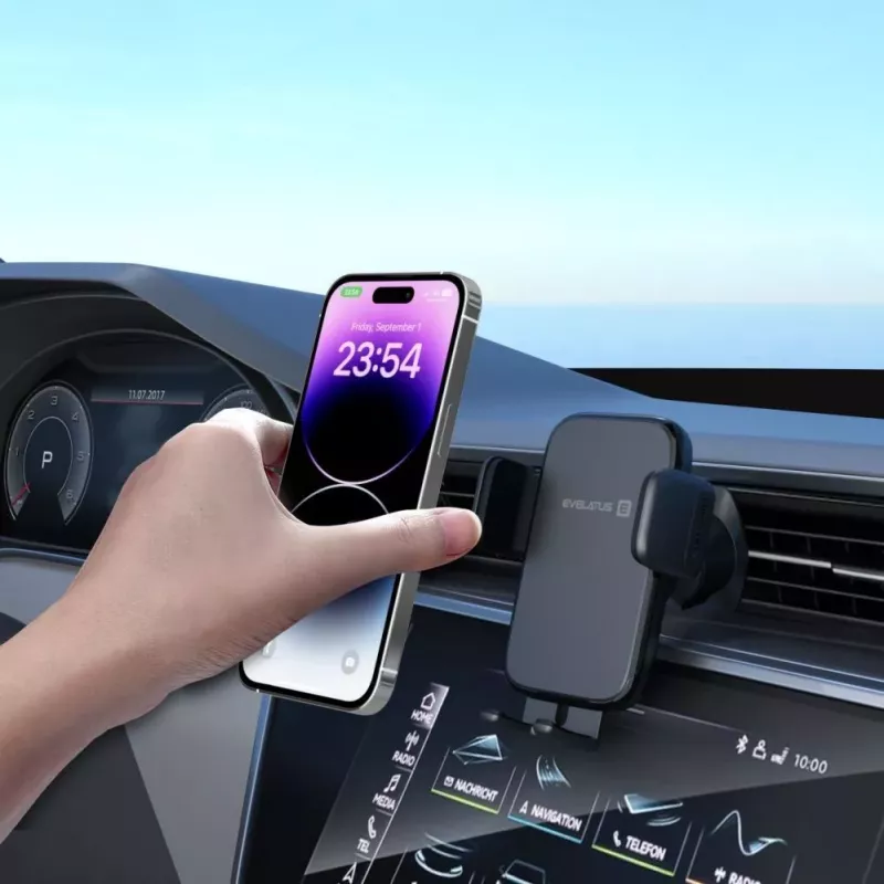 Evelatus Automobilio oro kondicionieriaus ventiliacijos laikiklis H2+KAC001 Juodas