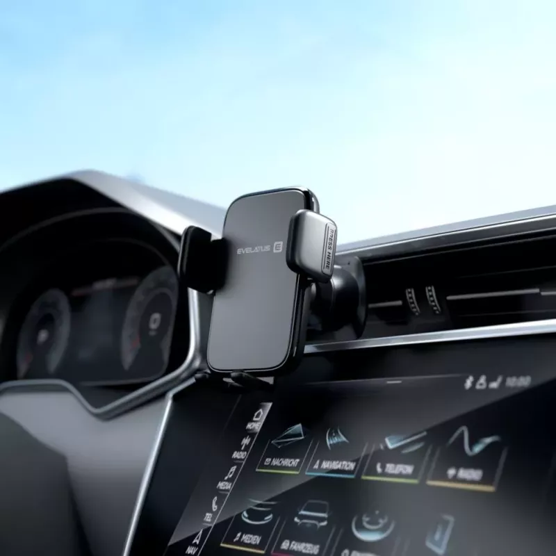Evelatus Automobilio oro kondicionieriaus ventiliacijos laikiklis H2+KAC001 Juodas
