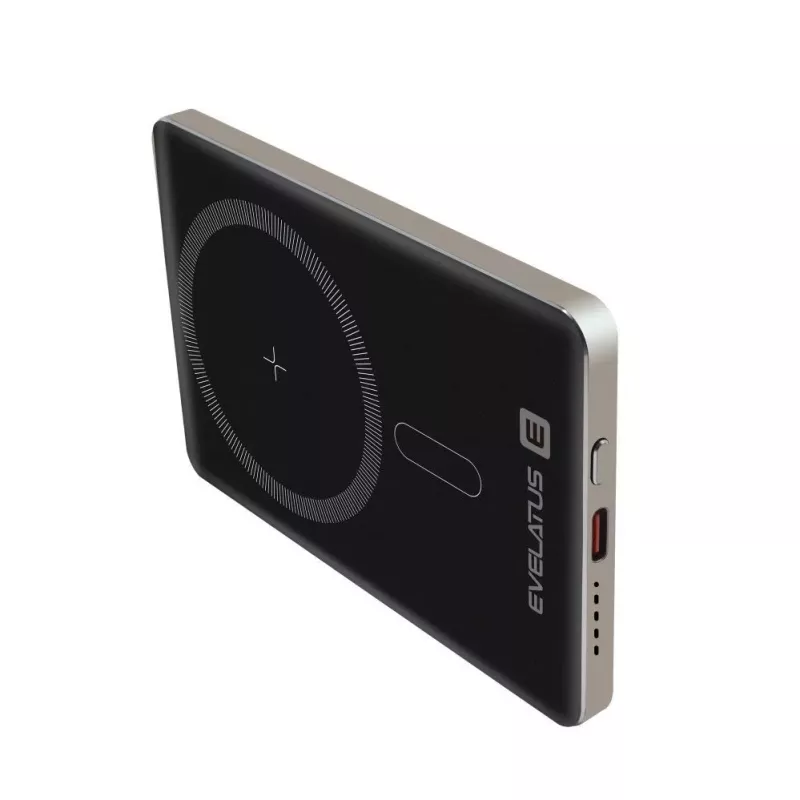 Evelatus PD20W 5000mAh Power Bank MagLink Elite su belaidžiu įkrovimu, pilka