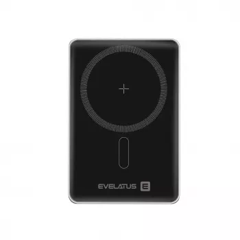 Evelatus PD20W 5000mAh Power Bank MagLink Elite su belaidžiu įkrovimu sidabrinis