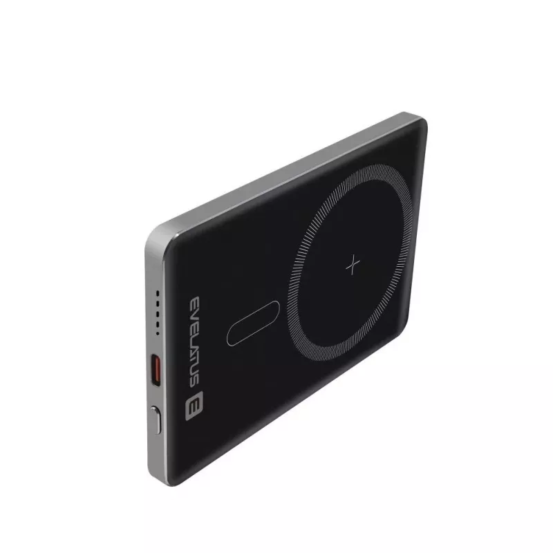 Evelatus PD20W 5000mAh Power Bank MagLink Elite su belaidžiu įkrovimu sidabrinis