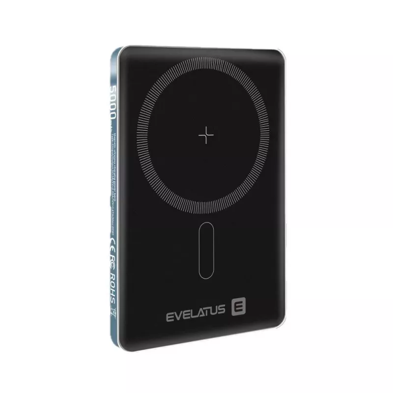 Evelatus PD20W 5000mAh Power Bank MagLink Elite su belaidžiu įkrovimu EVEP02PBMEB Mėlyna