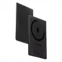Evelatus 3000mAh Power Bank Super Slim su belaidžiu įkrovimu EVEP03PBSSB Juoda