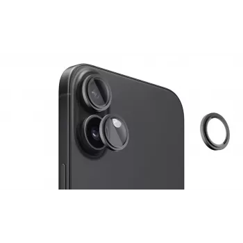 Evelatus Apple iPhone 16 / 16 Plus Camera Lens Protector Armor Black