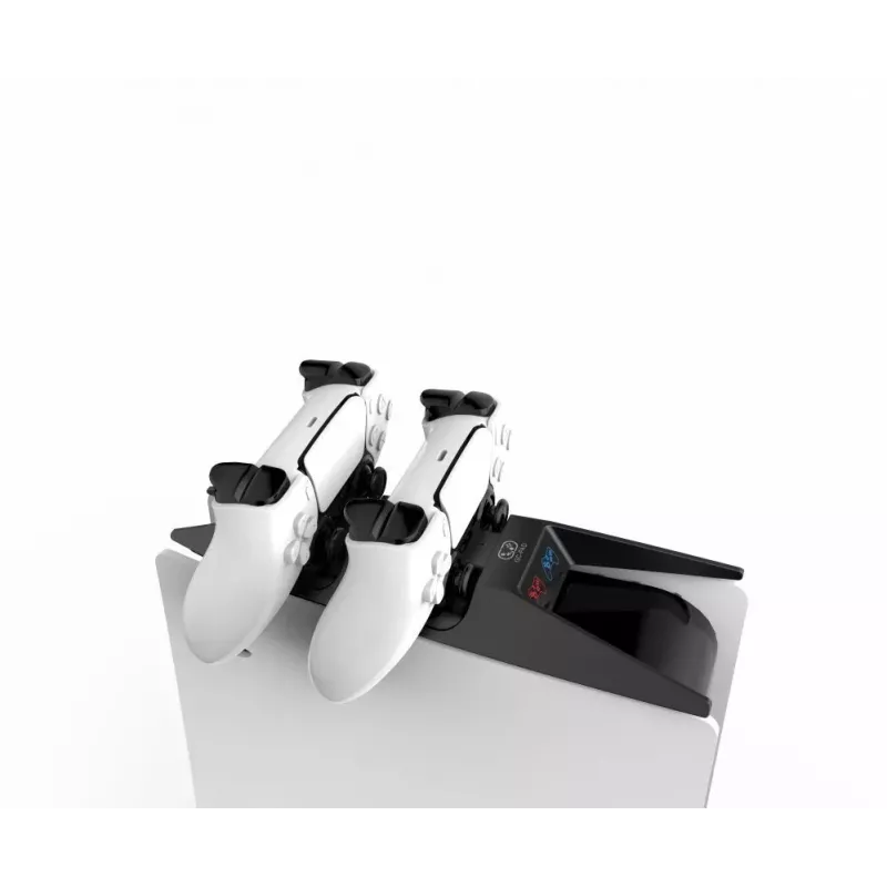 iLike P-5 Dual & Fast Controller Charging Station, skirta Sony PlayStation 5 PS5, juoda