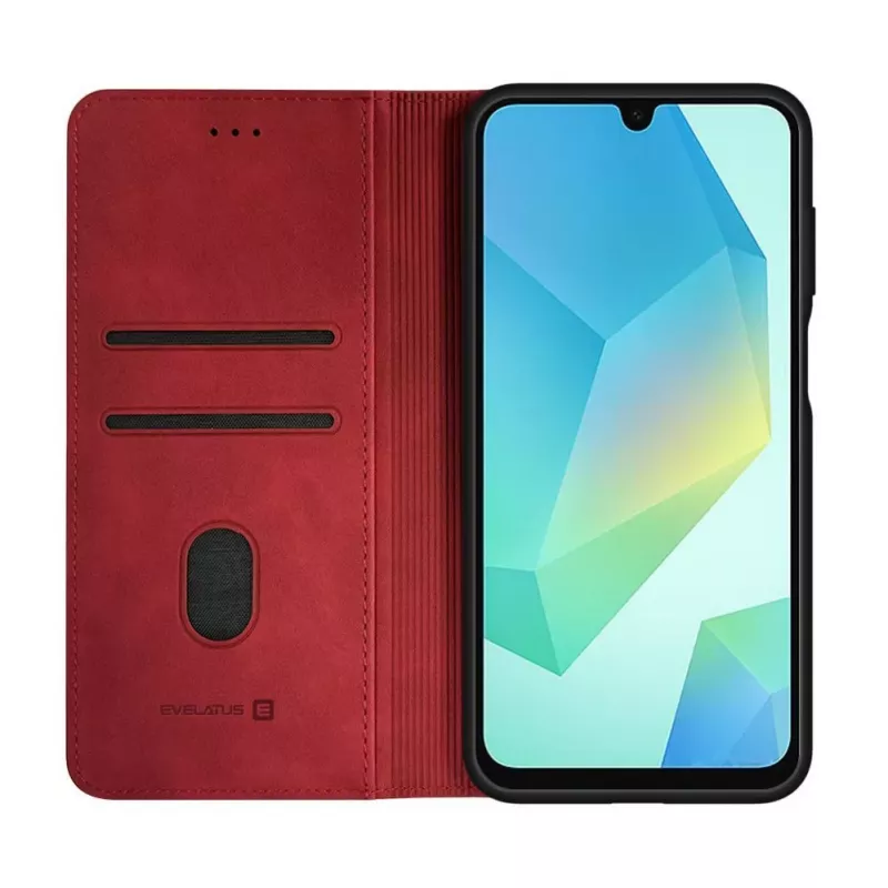 Evelatus Samsung Galaxy A56 Book Case Red