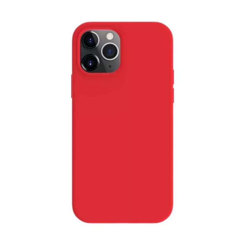 Evelatus Apple iPhone 12 / 12 Pro Premium MagSafe Soft Touch Silicone Case Red