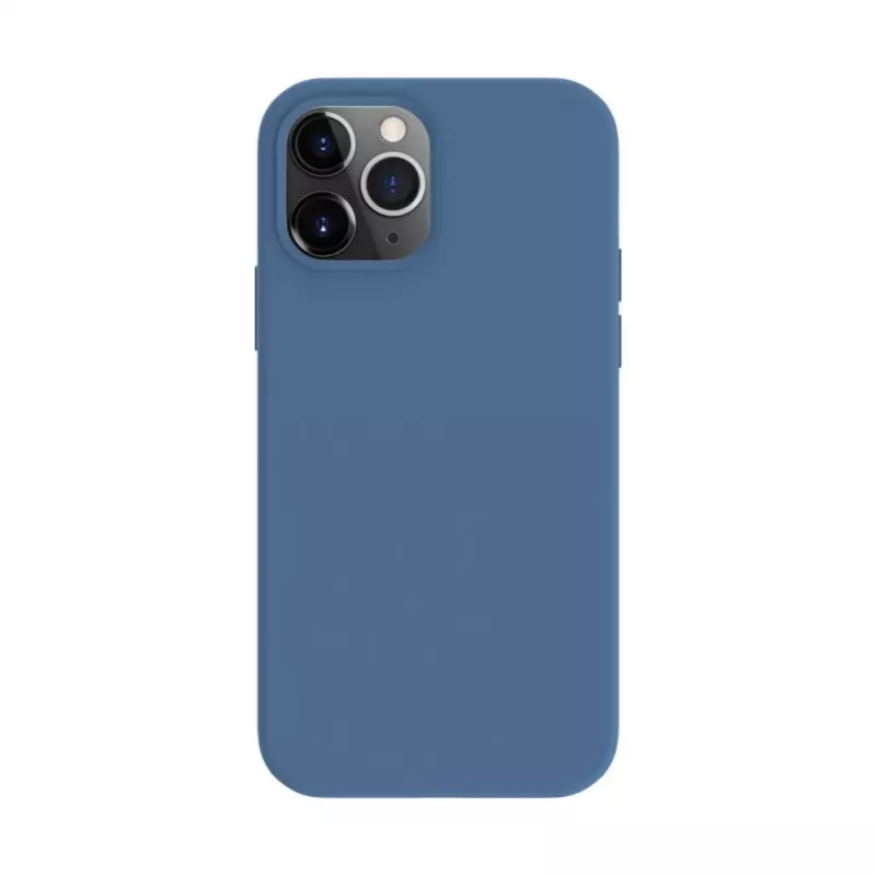 Evelatus Apple iPhone 12 / 12 Pro Premium MagSafe Soft Touch Silicone Case Navy Blue