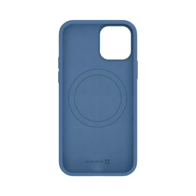 Evelatus Apple iPhone 12 / 12 Pro Premium MagSafe Soft Touch Silicone Case Navy Blue