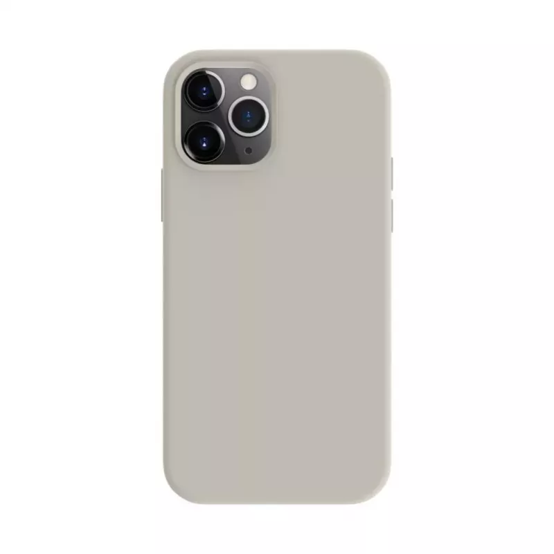 Evelatus Apple iPhone 12 / 12 Pro Premium Magsafe Soft Touch Silicone Case Pebble
