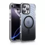 Evelatus Apple iPhone 16 EchoWave Clear MagSafe Black Back Cover