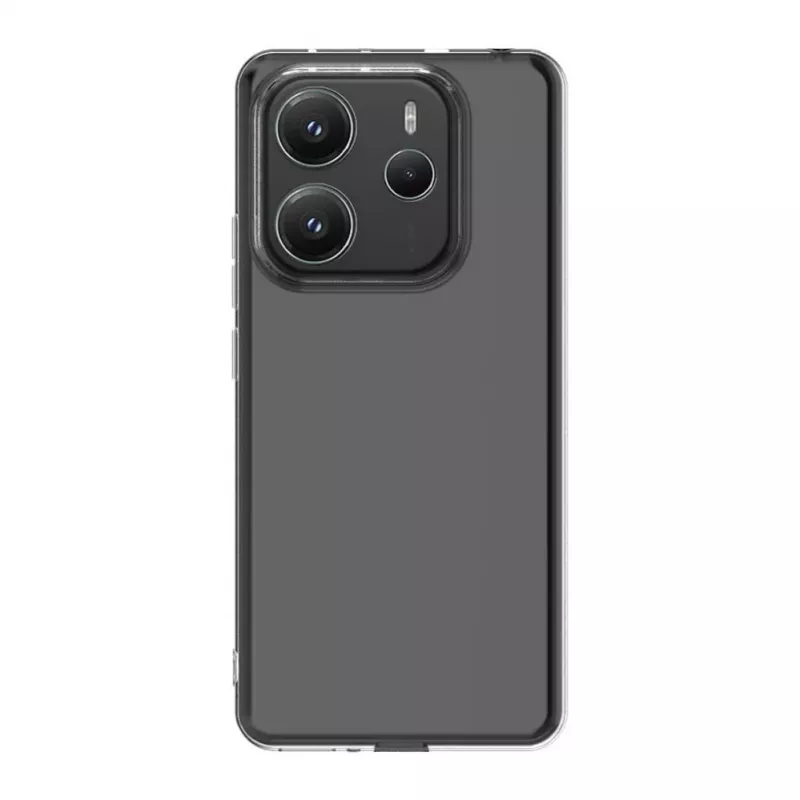 Evelatus Xiaomi Redmi Note 14 5G skaidrus silikoninis dėklas 1,5 mm TPU permatomas