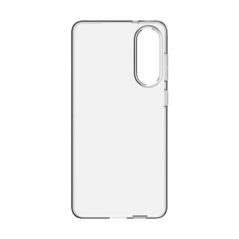 Evelatus Samsung Galaxy S25 Edge Clear Silicone Case 1.5mm TPU Transparent