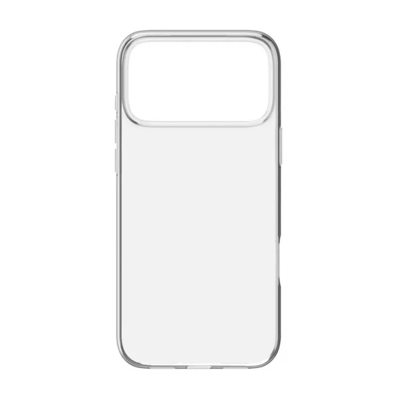 Evelatus Apple iPhone 17 Pro Max skaidrus silikoninis dėklas 1,5 mm TPU permatomas