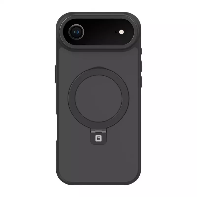 Evelatus Apple iPhone 17 Air Shield Dėklas su MagSafe ir Pėdeliu Matinė Juoda