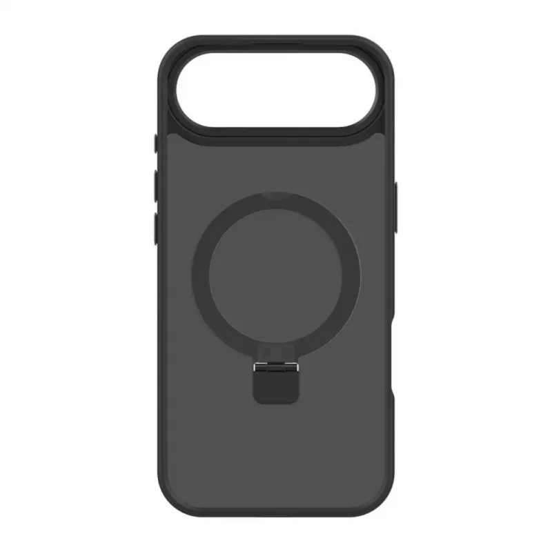 Evelatus Apple iPhone 17 Air Shield Dėklas su MagSafe ir Pėdeliu Matinė Juoda