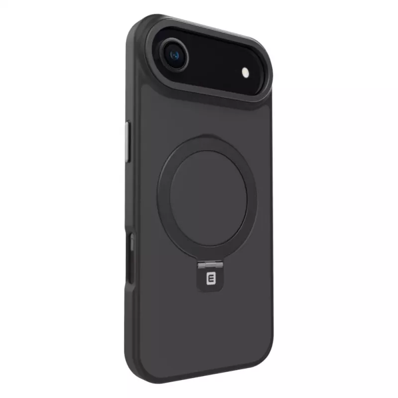 Evelatus Apple iPhone 17 Air Shield Dėklas su MagSafe ir Pėdeliu Matinė Juoda