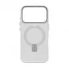 Evelatus Apple iPhone 17 Pro Shield Case With MagSafe & Stand Matte Silver