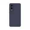 Evelatus Samsung Galaxy S25 Edge Premium Magnetic Soft Touch Silicone Case Midnight Blue