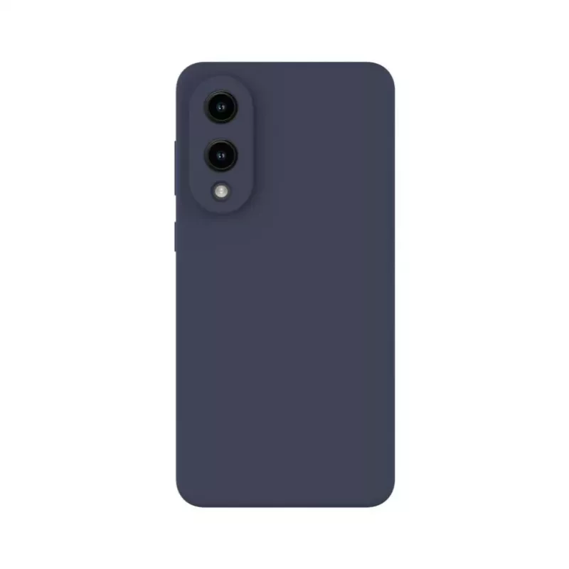 Evelatus Samsung Galaxy S25 Edge Premium Magnetic Soft Touch Silicone Case Midnight Blue