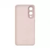 Evelatus Samsung Galaxy S25 Edge Premium Magnetic Soft Touch Silicone Case Pink Sand