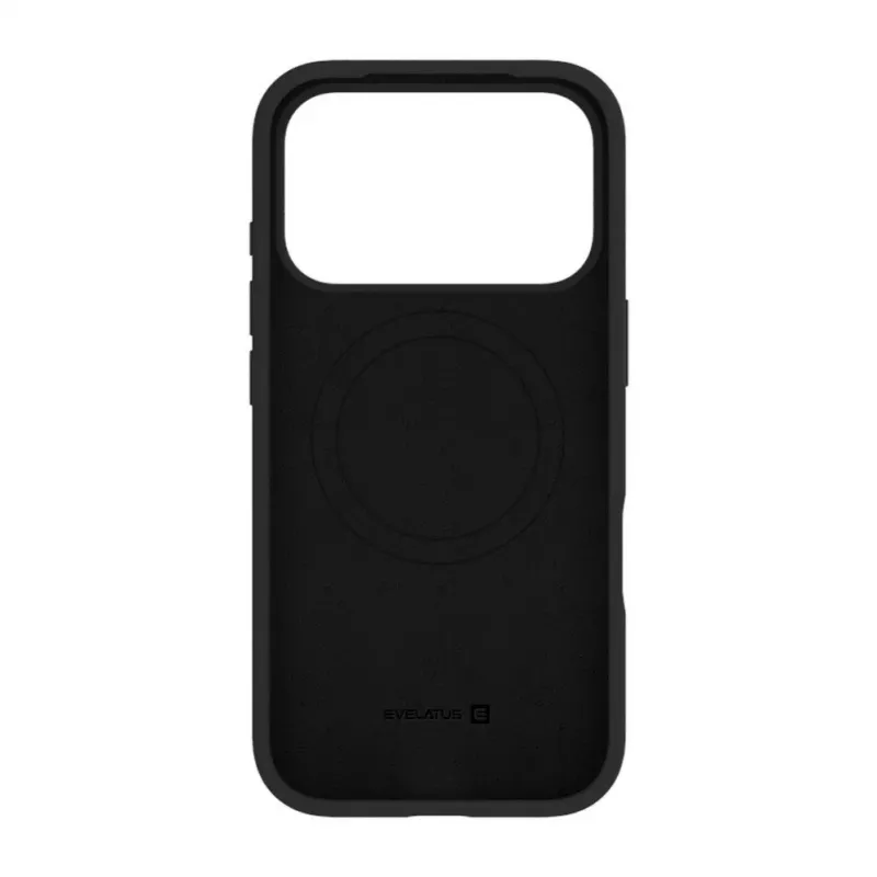 Evelatus Apple iPhone 17 Pro Premium MagSafe Soft Touch Silicone Case Black