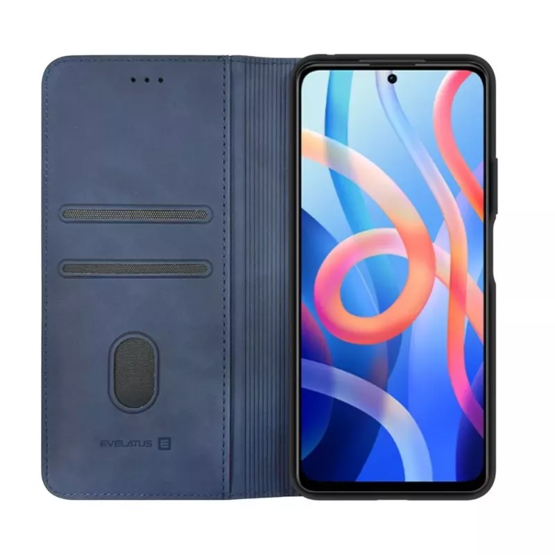 Evelatus Xiaomi Redmi 15 5G Book Case Folio tamsiai mėlyna