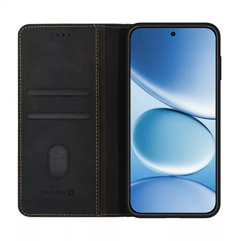 Evelatus Xiaomi Redmi Note 15 Pro 5G Book Case Folio Black