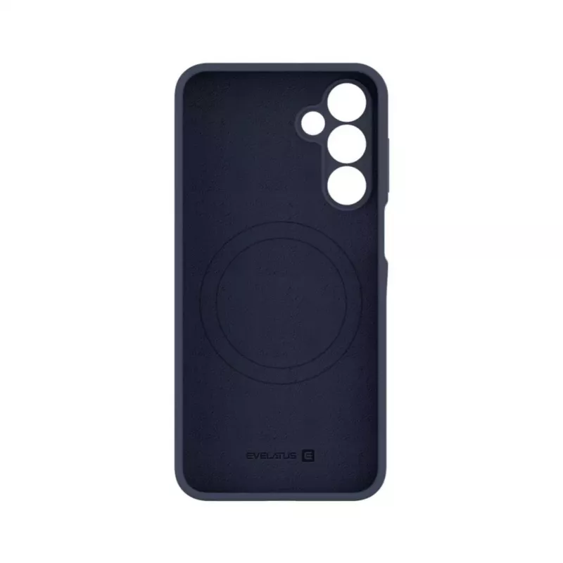 Evelatus Samsung Galaxy A16 Premium Magnetic Soft Touch Silicone Case Dark Blue