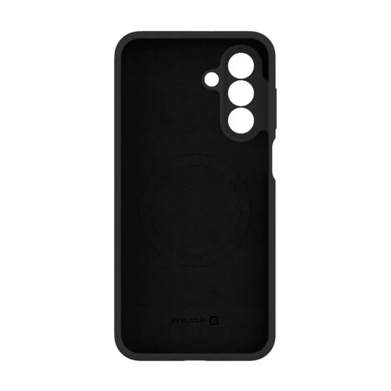 Evelatus Samsung Galaxy A17 Premium Magnetic Soft Touch Silicone Case Black
