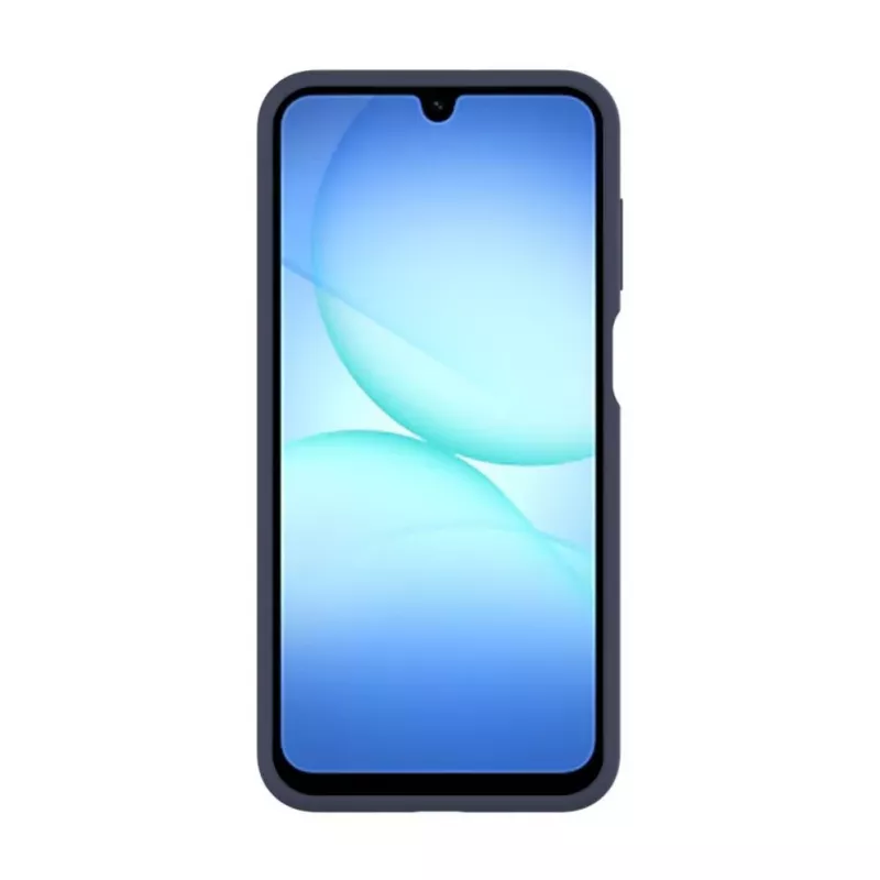 Evelatus Samsung Galaxy A17 Premium Magnetic Soft Touch Silicone Case Dark Blue