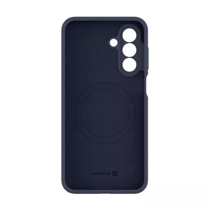 Evelatus Samsung Galaxy A17 Premium Magnetic Soft Touch Silicone Case Dark Blue