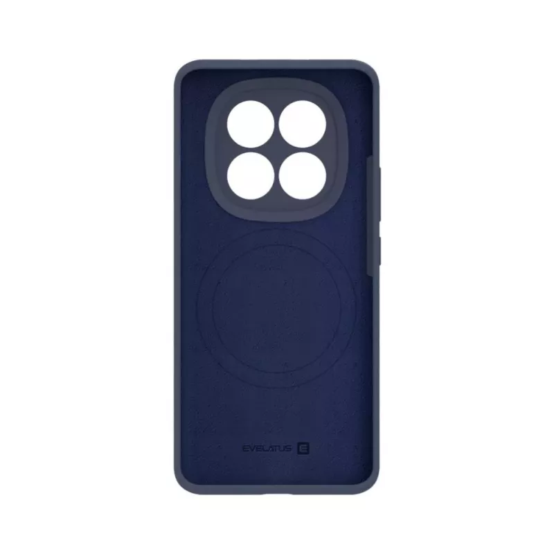 Evelatus Xiaomi Redmi Note 15 5G Premium Magnetic Soft Touch Silicone Case Dark Blue
