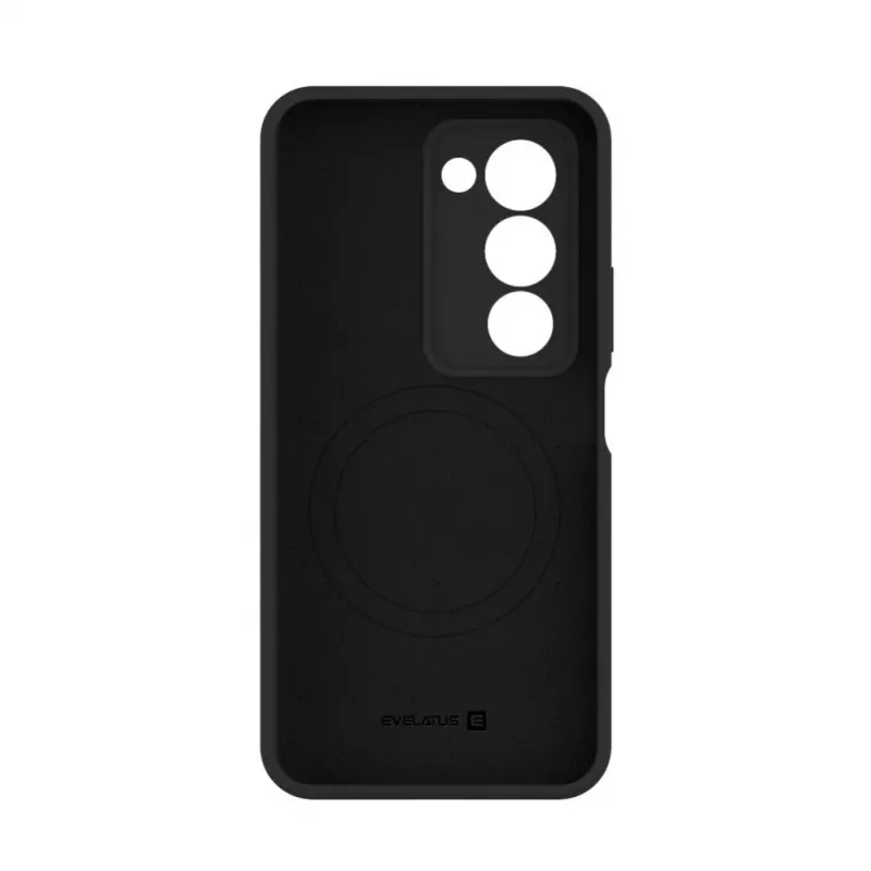 Evelatus Xiaomi Redmi 15 5G Premium Magnetic Soft Touch Silicone Case Black