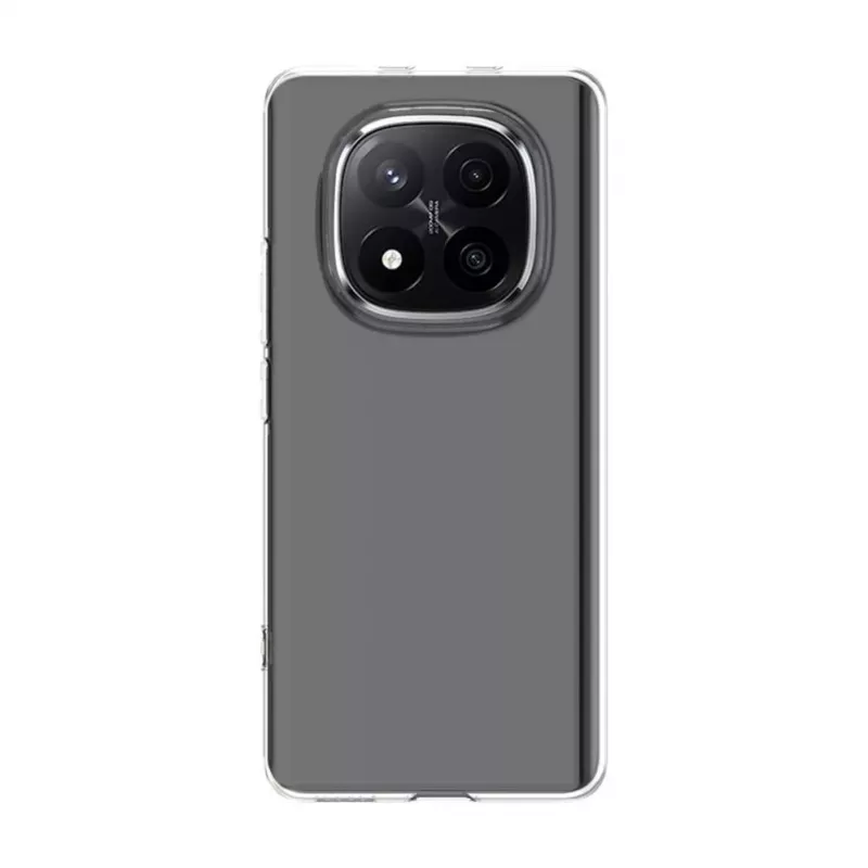Evelatus Xiaomi Redmi Note 15 5G skaidrus silikoninis dėklas 1,5 mm TPU permatomas