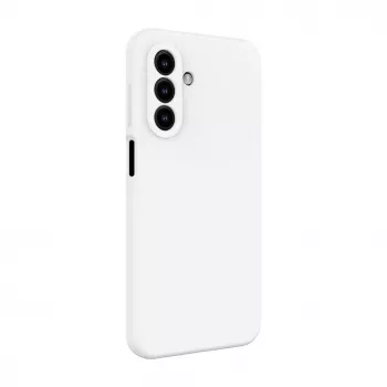 Evelatus Samsung Galaxy A17 Premium Magnetic Soft Touch Silicone Case White