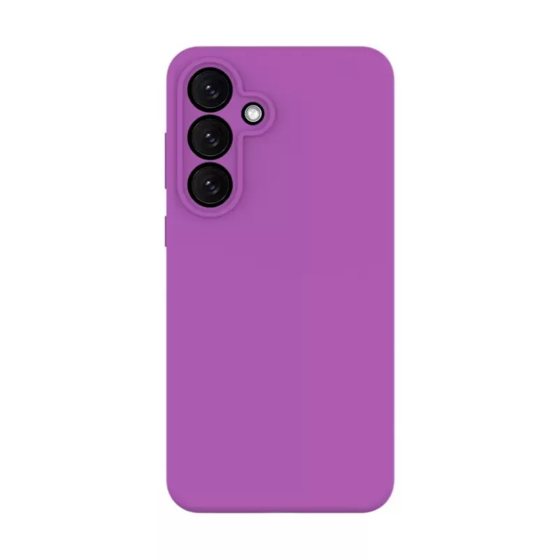 Evelatus Samsung Galaxy S25 FE Premium Magnetic Soft Touch Silicone Case Purple