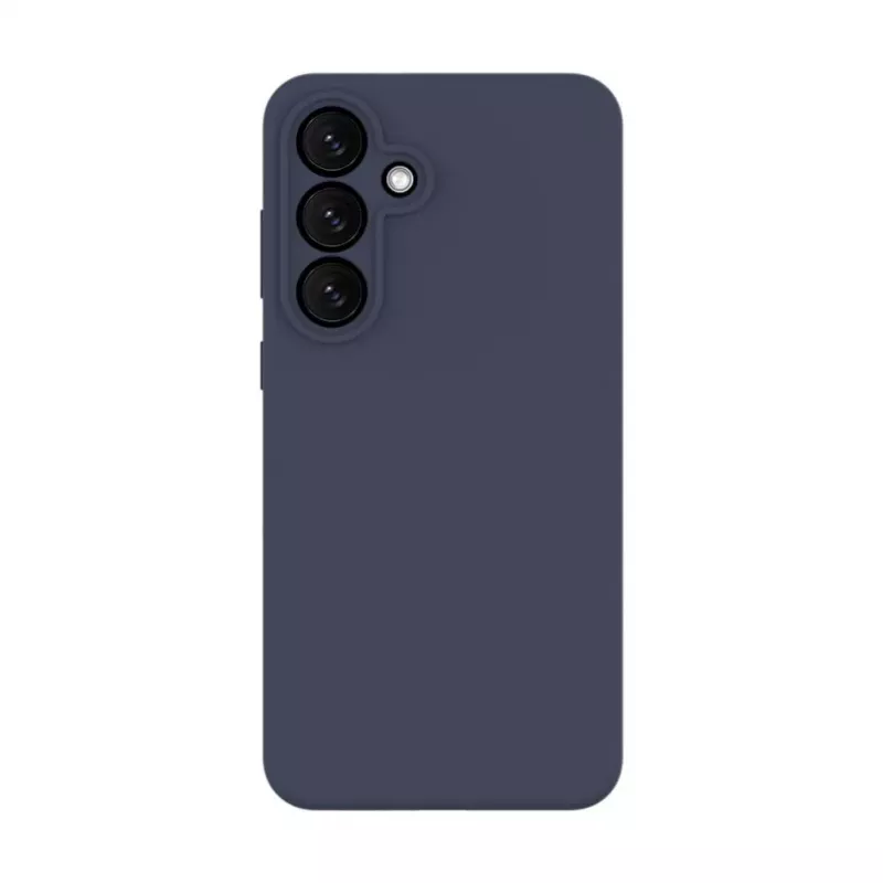 Evelatus Samsung Galaxy S25 FE Premium Magnetic Soft Touch Silicone Case Dark Blue