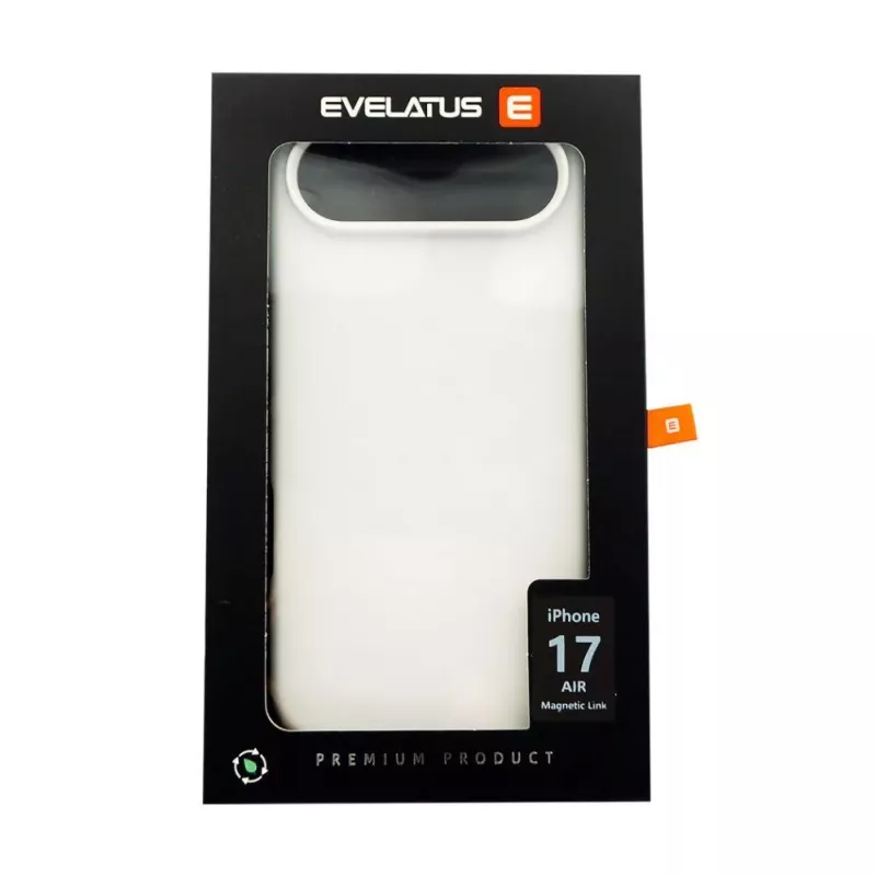 Evelatus Apple iPhone 17 Air Premium MagSafe Soft Touch Silicone Case White