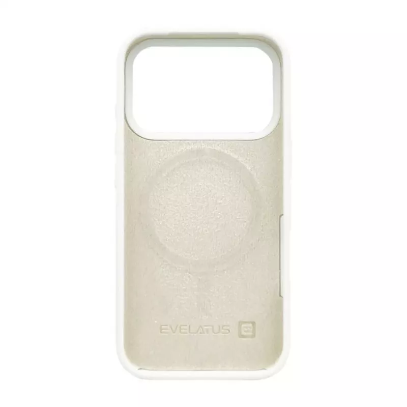 Evelatus Apple iPhone 17 Pro Premium MagSafe Soft Touch Silicone Case Silver