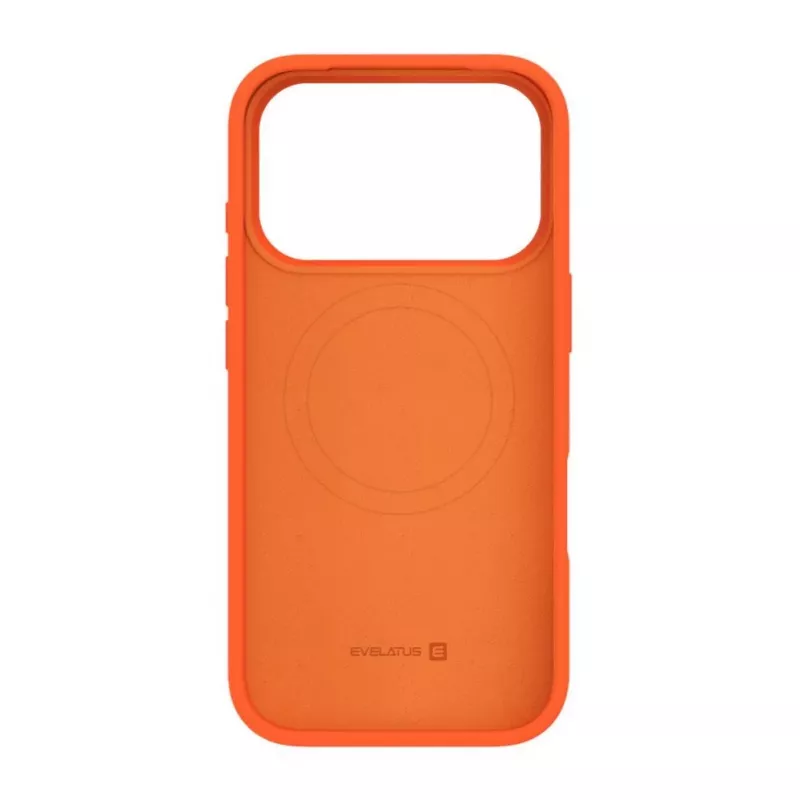 Evelatus Apple iPhone 17 Pro Premium MagSafe Soft Touch Silicone Case Orange