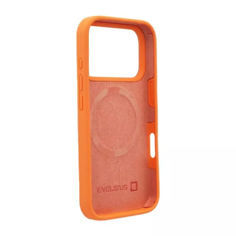 Evelatus Apple iPhone 17 Pro Premium Magsafe Soft Touch Silicone Papaya