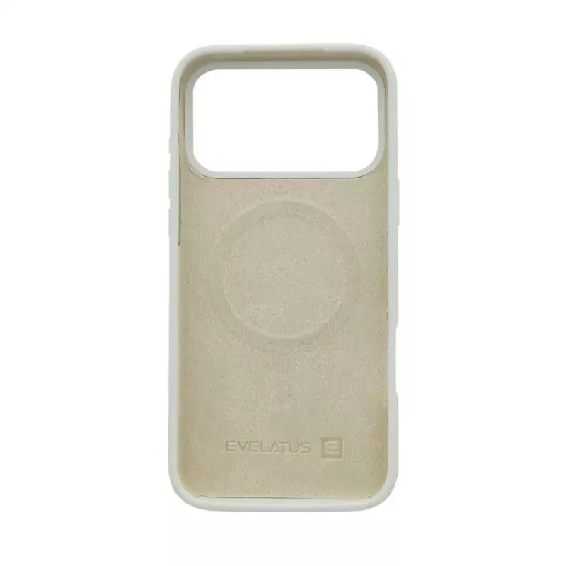 Evelatus Apple iPhone 17 Pro Max Premium Magsafe Soft Touch Silicone Case Silver