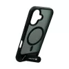 Evelatus Apple iPhone 17 Rubber Coated MagSafe With Stand Case Black