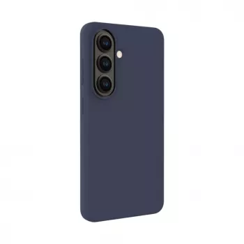 Evelatus Samsung Galaxy S26 Premium Magnetic Soft Touch Silicone Case Dark Blue