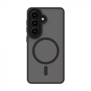 Evelatus Samsung Galaxy S26 Hybrid Dėklas su Magnetiniu PC+TPU Juodas