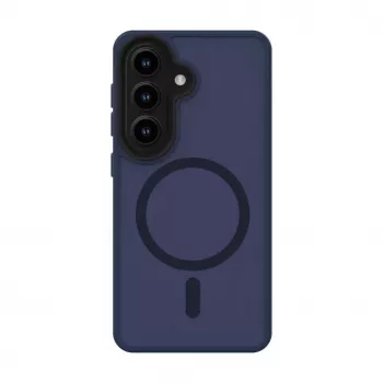 Evelatus Samsung Galaxy S26 Hybrid Case su magnetiniu PC+TPU tamsiai mėlyna