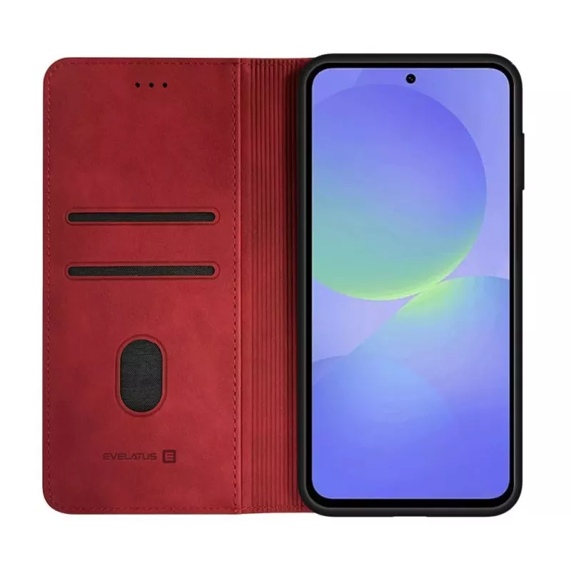 Evelatus Samsung Galaxy A37 Book Case Red