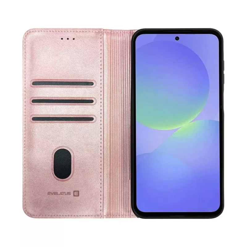 Evelatus Samsung Galaxy A37 Book Case Folio Pink
