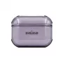 Evelatus Apple AirPods Pro 2 TPU apsauginis dėklas permatomas violetinis